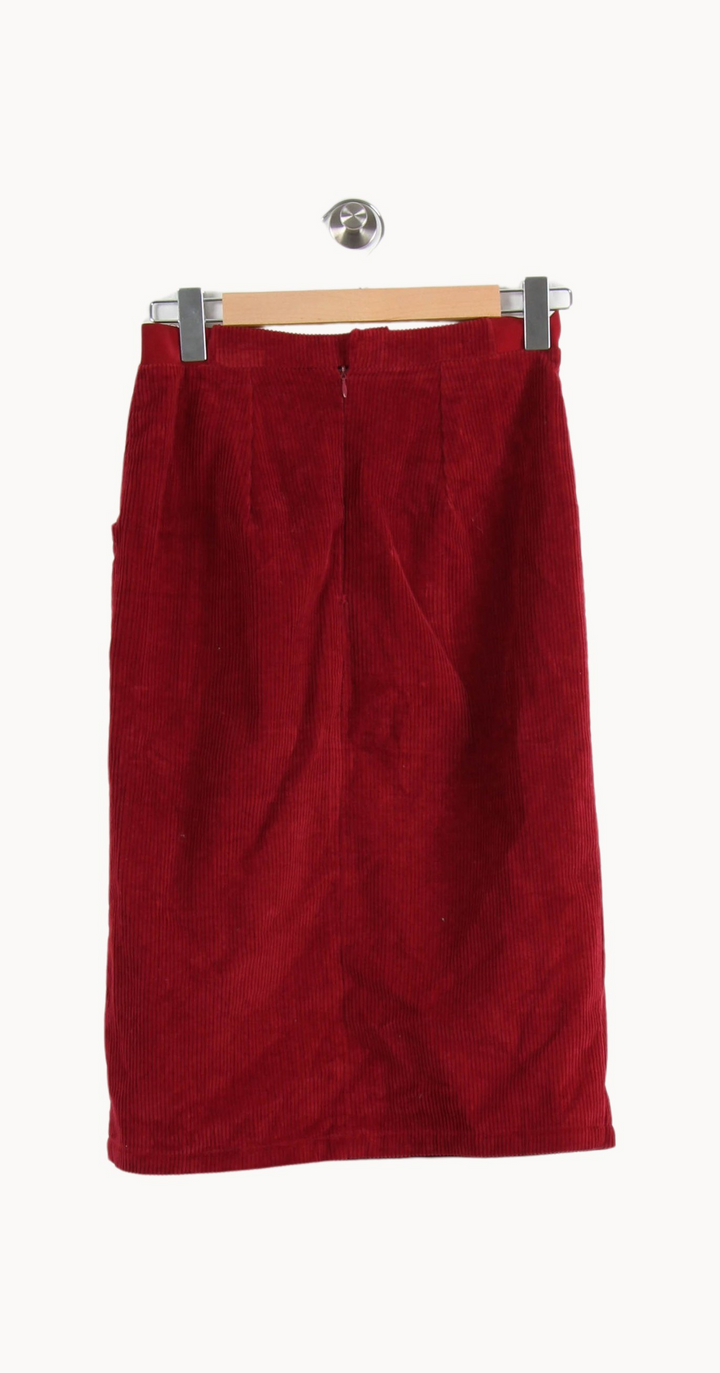 Jupe Droite Bordeaux - Taille S/36 de la marque Make My Lemonade | PARAD65047 - Vendu par Paradigme - Image 2