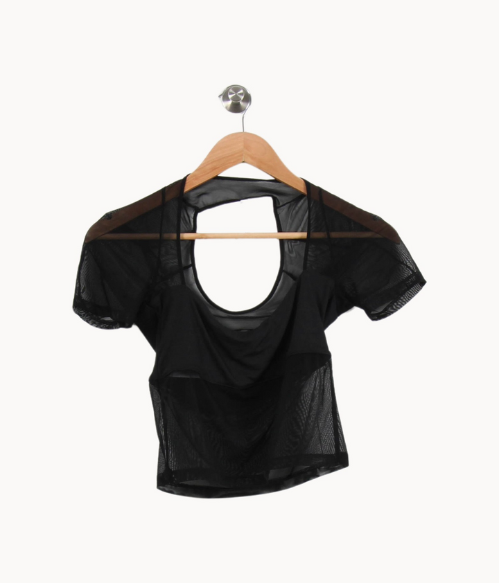 Crop Top Noir - Taille S/36 de la marque Imperial | PARAD68986 - Vendu par Paradigme - Image 2
