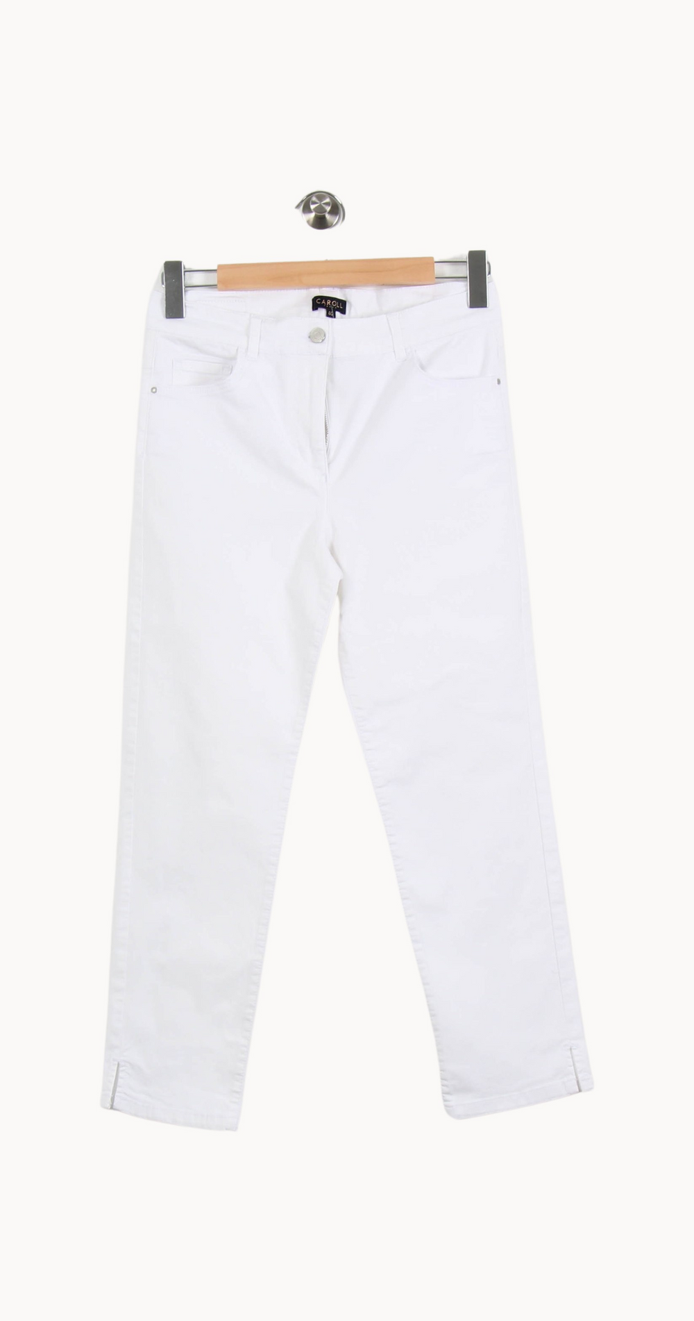 Jean Blanc - Taille L/40 de la marque Caroll | PARAD53372 - Vendu par Paradigme - Image 2
