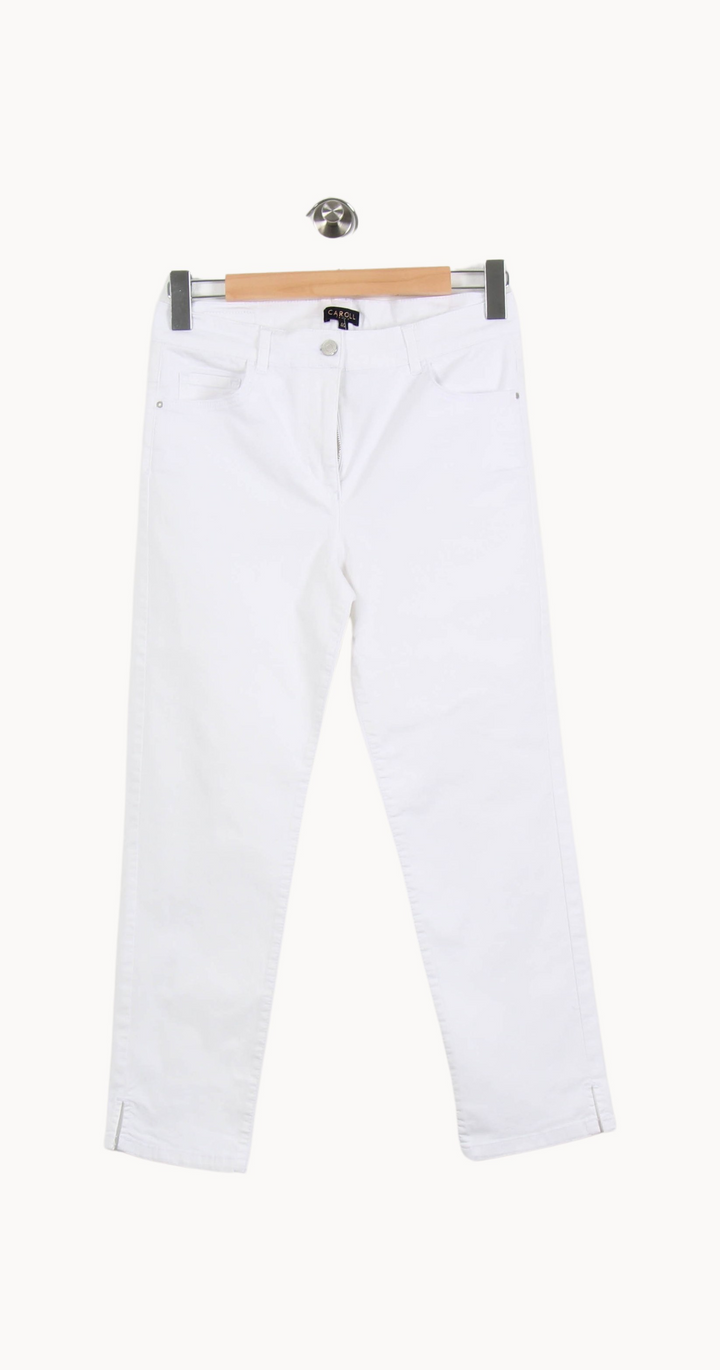Jean Blanc - Taille L/40 de la marque Caroll | PARAD53372 - Vendu par Paradigme - Image 2
