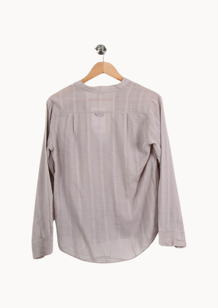 Chemise Grise - Taille M/38 de la marque American Vintage | PARAD69211 - Vendu par Paradigme - Image 4