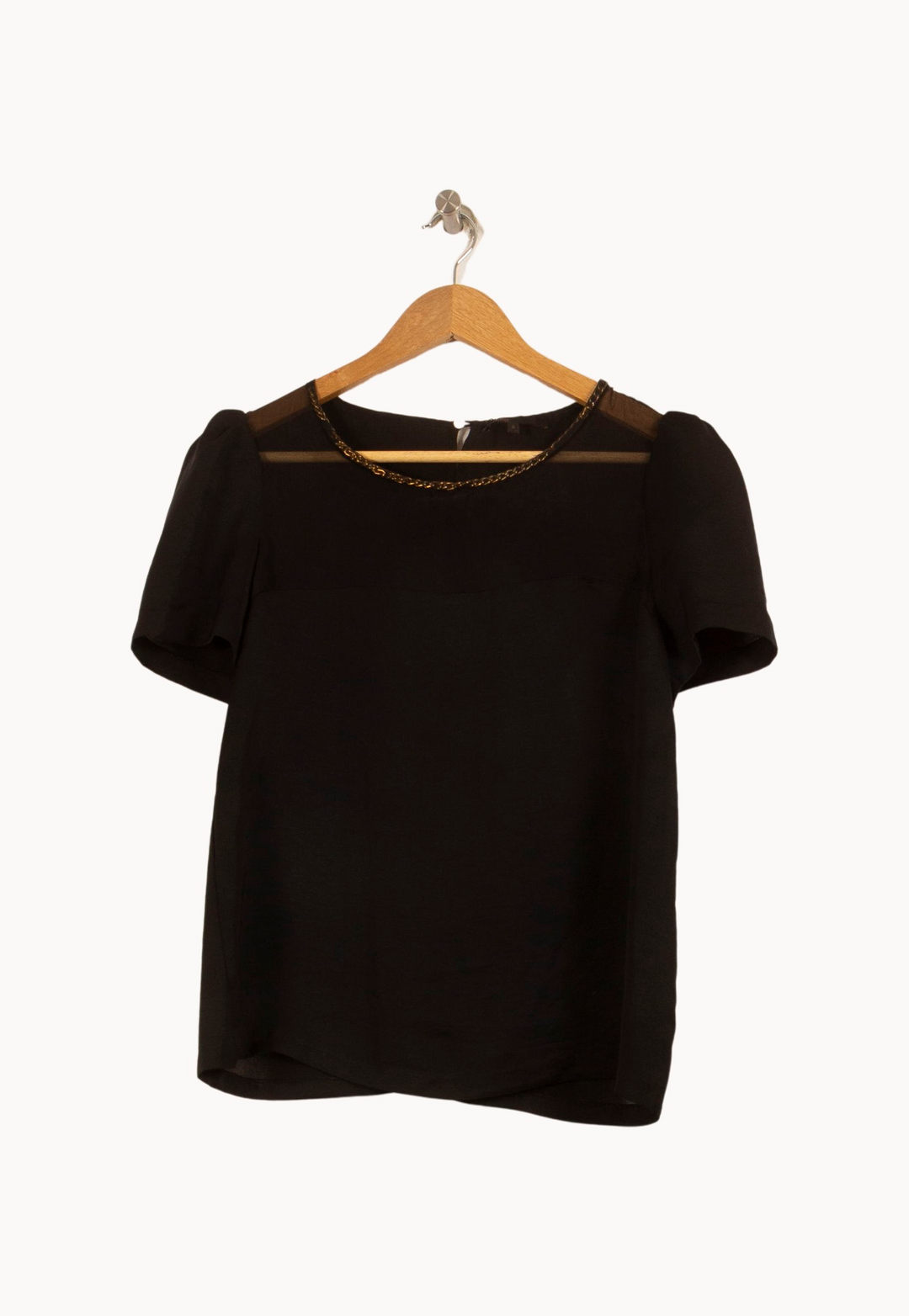 Blouse Noire - Taille L/40 de la marque Maje | PLY1265 - Vendu par Paradigme - Image 2