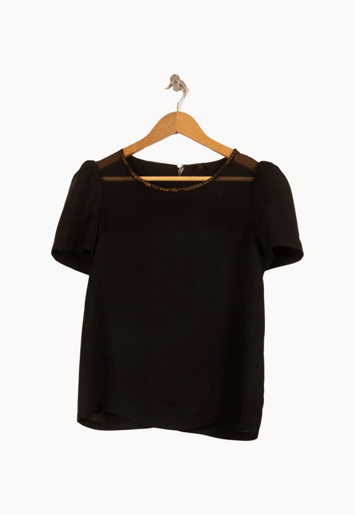 Blouse Noire - Taille L/40 de la marque Maje | PLY1265 - Vendu par Paradigme - Image 2