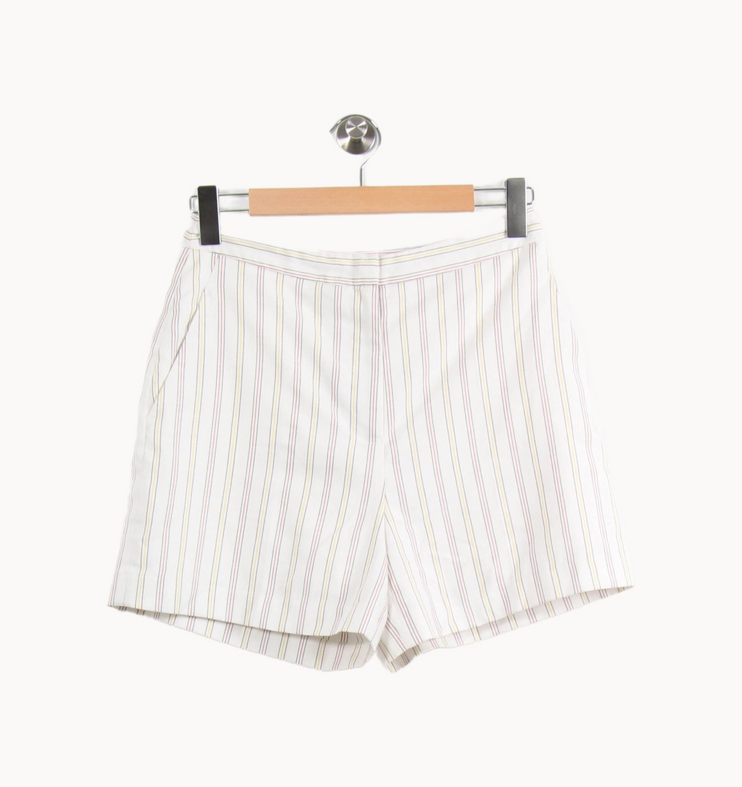 Short Blanc à Rayures - Taille M/38 de la marque Claudie Pierlot | PARAD48105 - Vendu par Paradigme - Image 2