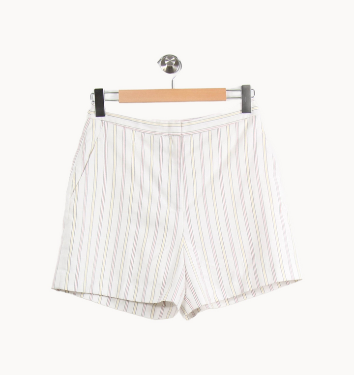 Short Blanc à Rayures - Taille M/38 de la marque Claudie Pierlot | PARAD48105 - Vendu par Paradigme - Image 2