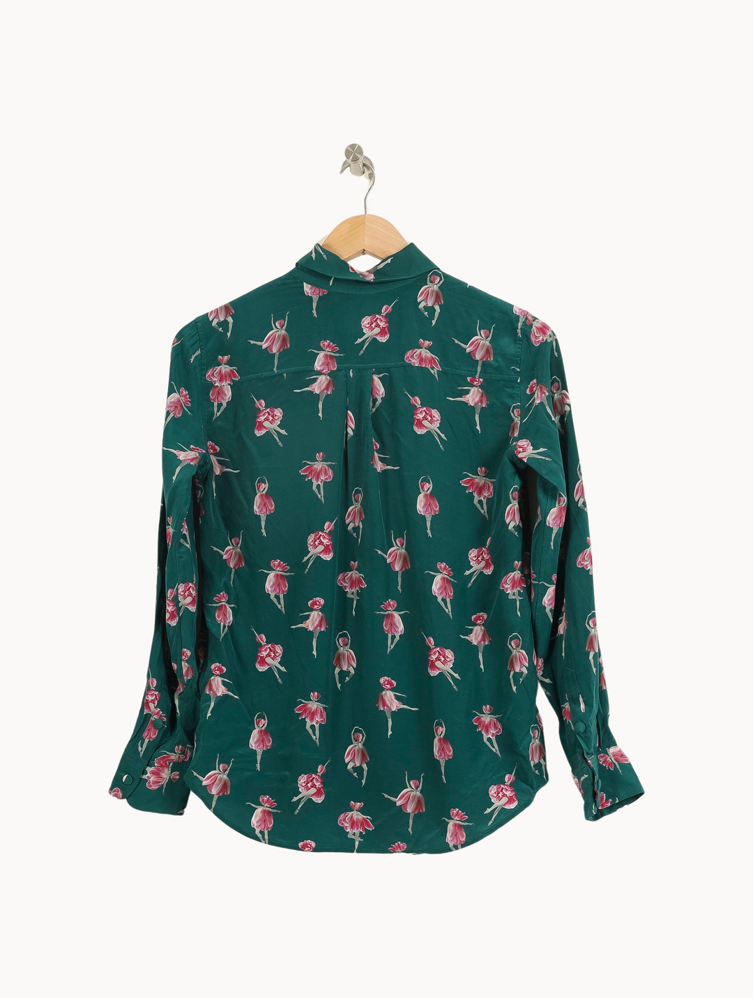 Chemise Verte et Rose - Taille XS/34 de la marque Soi Paris | PARAD50474 - Vendu par Paradigme - Image 4