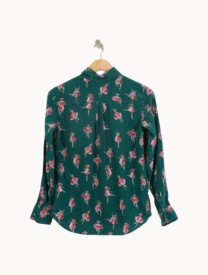 Chemise Verte et Rose - Taille XS/34 de la marque Soi Paris | PARAD50474 - Vendu par Paradigme - Image 4