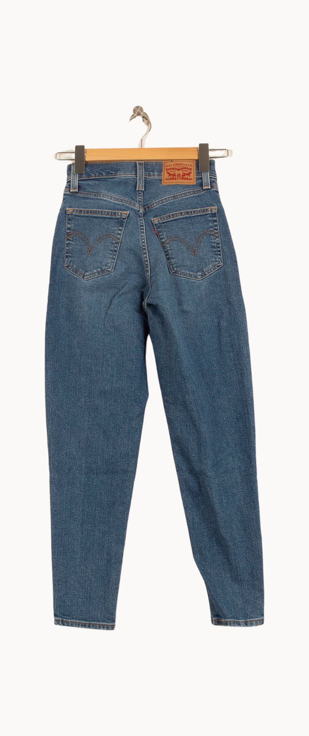 Jean Tapered Bleu - Taille XS/34 de la marque Levi's | PARAD45010 - Vendu par Paradigme - Image 4