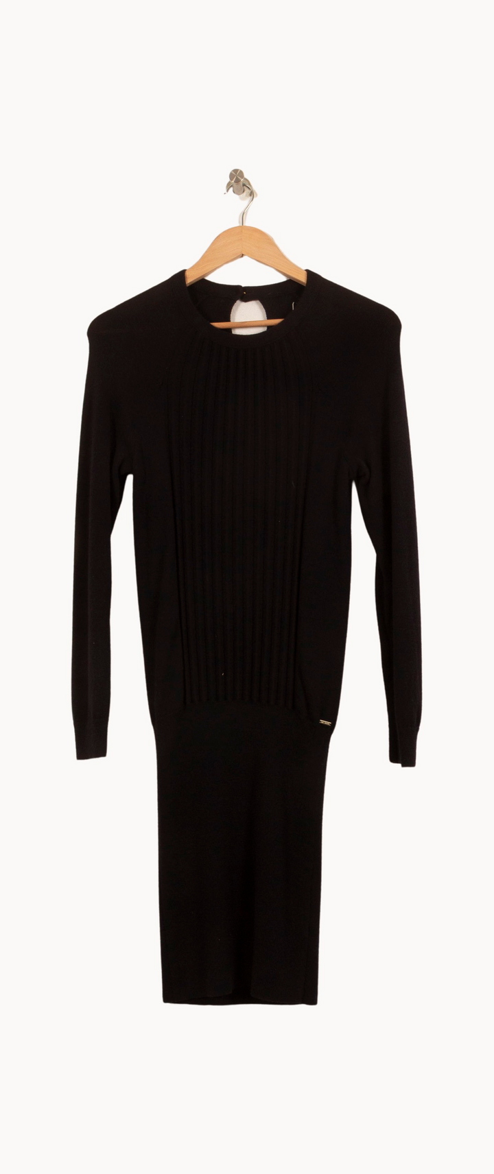 Robe Pull Noire - Taille S/36 de la marque IKKS | PARAD63807 - Vendu par Paradigme - Image 2