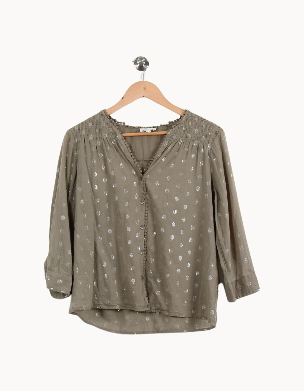 Blouse Verte - Taille M/38 de la marque Maison 123 | PARAD55256 - Vendu par Paradigme - Image 2