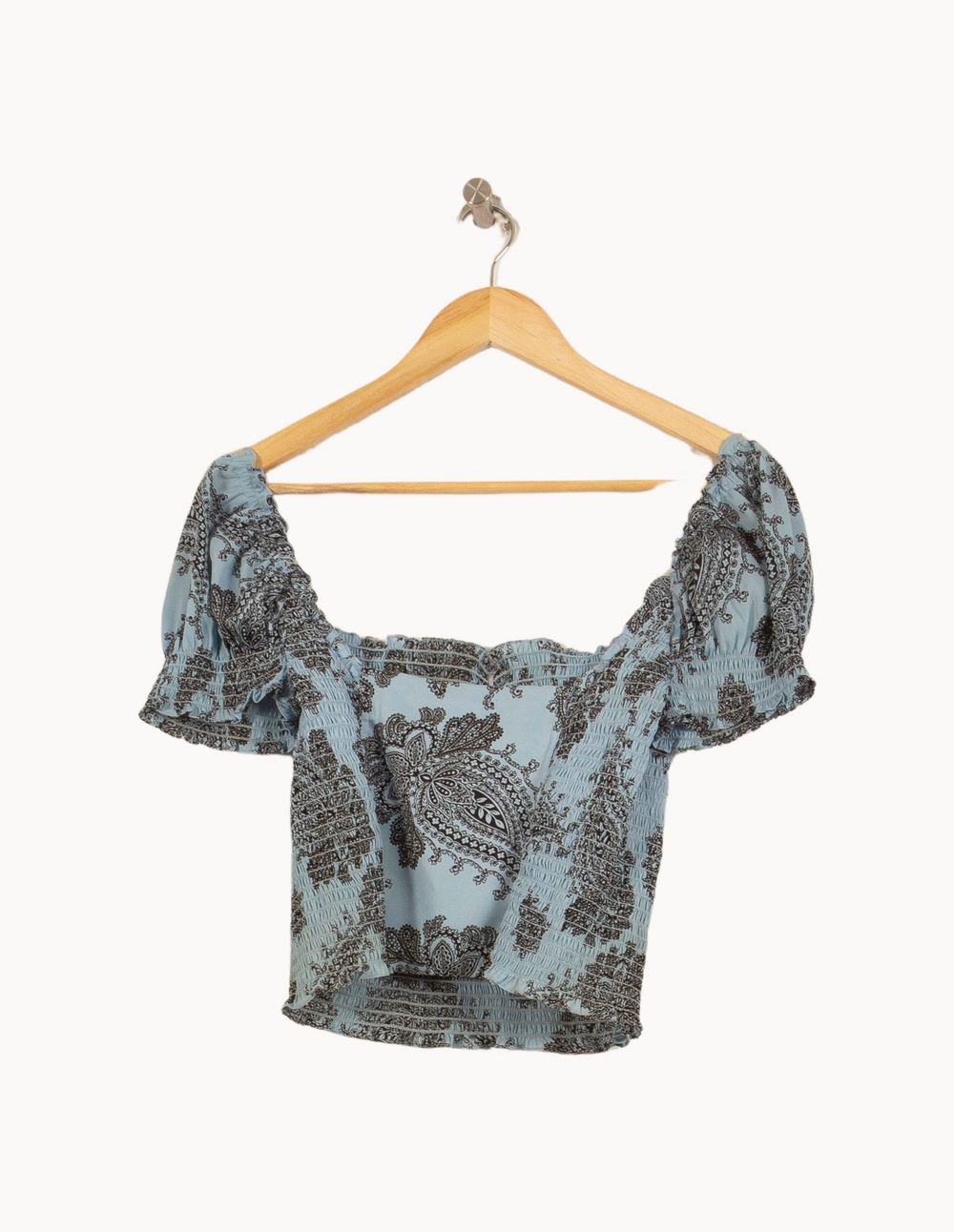 Top Bleu et Noir - Taille S/36 de la marque Sandro | PARAD46085 - Vendu par Paradigme - Image 4