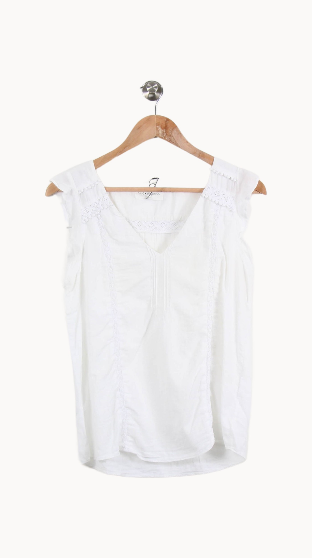 Blouse Blanche - Taille S/36 de la marque Sud express | PARAD55472 - Vendu par Paradigme - Image 2