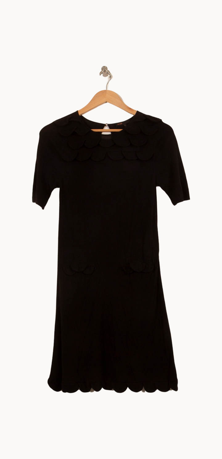 Robe Courte Noire - Taille S/36 de la marque Maje | PARAD45876 - Vendu par Paradigme - Image 2
