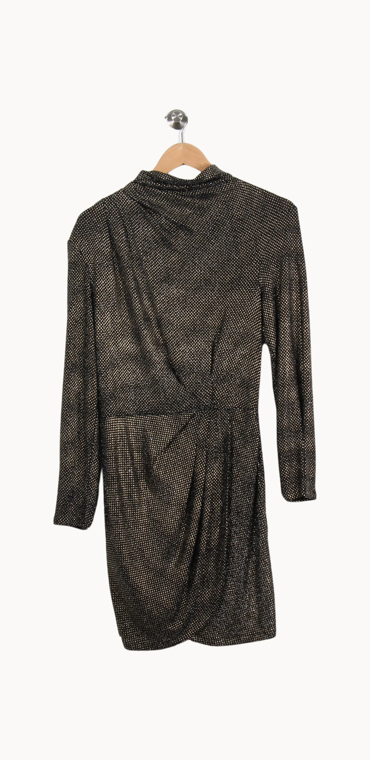 Robe Courte Or et Noir - Taille S/36