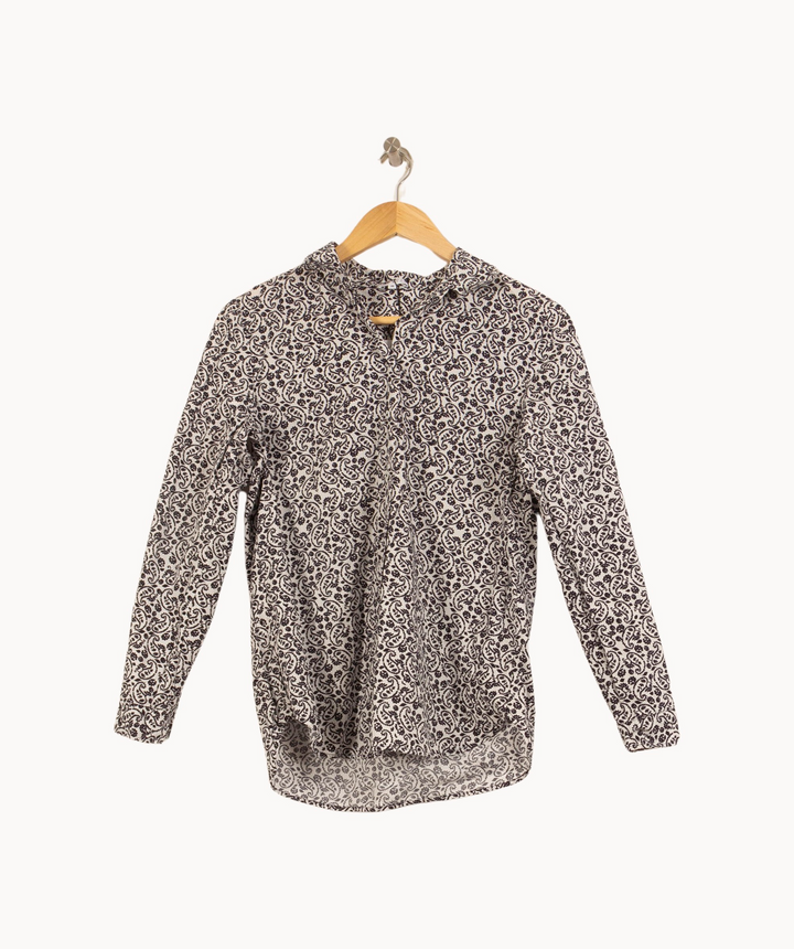 Chemise Blanc et Bleu - Taille S/36 de la marque Claudie Pierlot | PARAD55379 - Vendu par Paradigme - Image 2