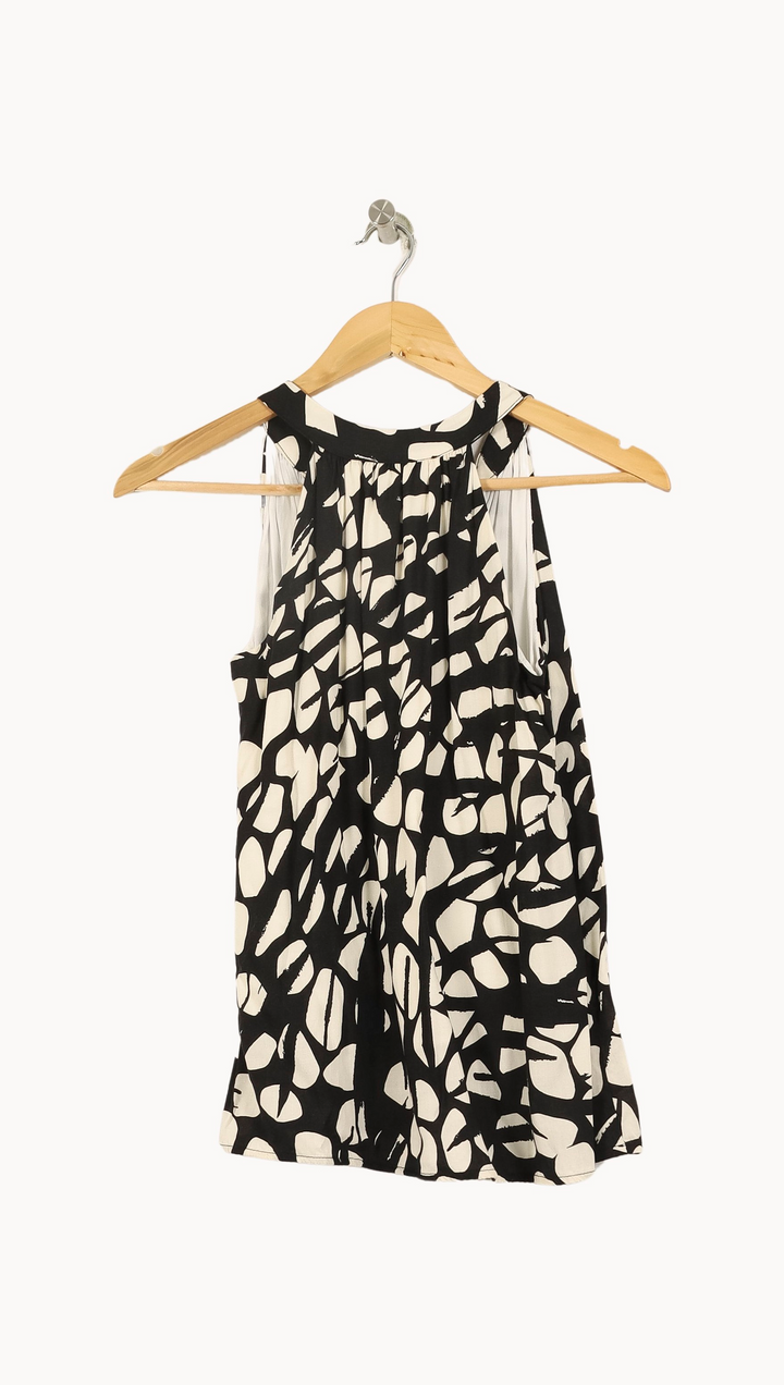 Débardeur Noir et Blanc - Taille S/36 de la marque La Fée Maraboutée | PARAD66790 - Vendu par Paradigme - Image 4