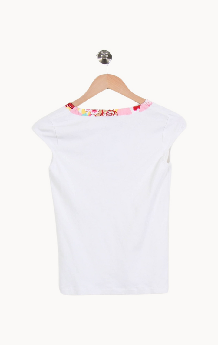 T-shirt Blanc - Taille M/38 de la marque Gerard Darel | PARAD52829 - Vendu par Paradigme - Image 4