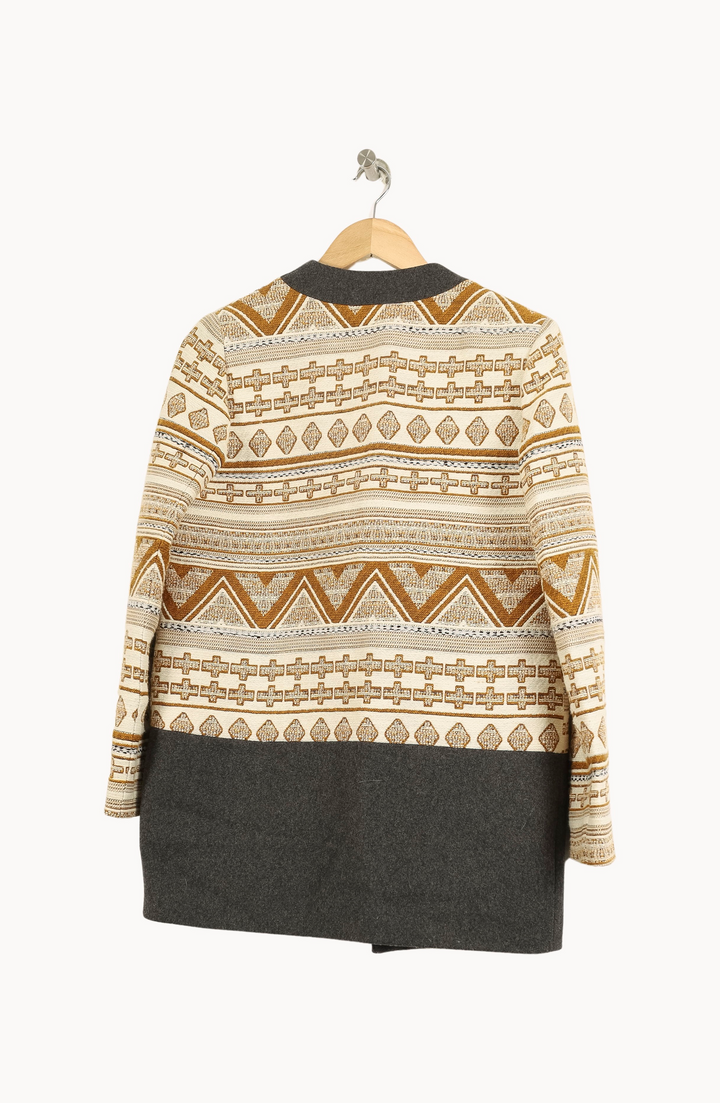 Veste Beige et Gris - Taille S/36 de la marque Opullence | GLLM0091 - Vendu par Paradigme - Image 4