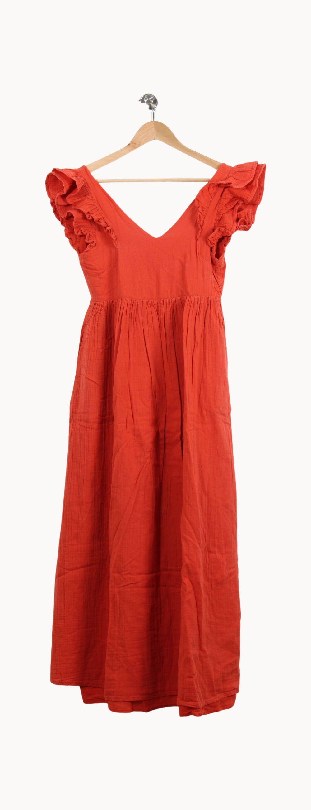 Robe Longue Orange - Taille S/36 de la marque Maison Stella & Suzie | PARAD69492 - Vendu par Paradigme - Image 2