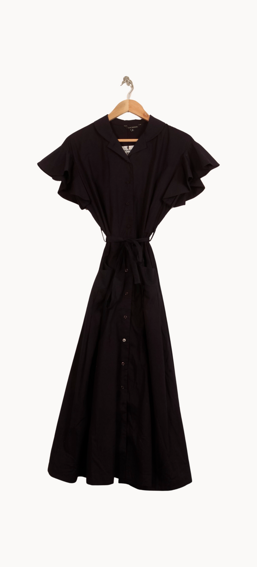 Robe Longue Noire - Taille S/36 de la marque Tara Jarmon | PARAD39623 - Vendu par Paradigme - Image 2