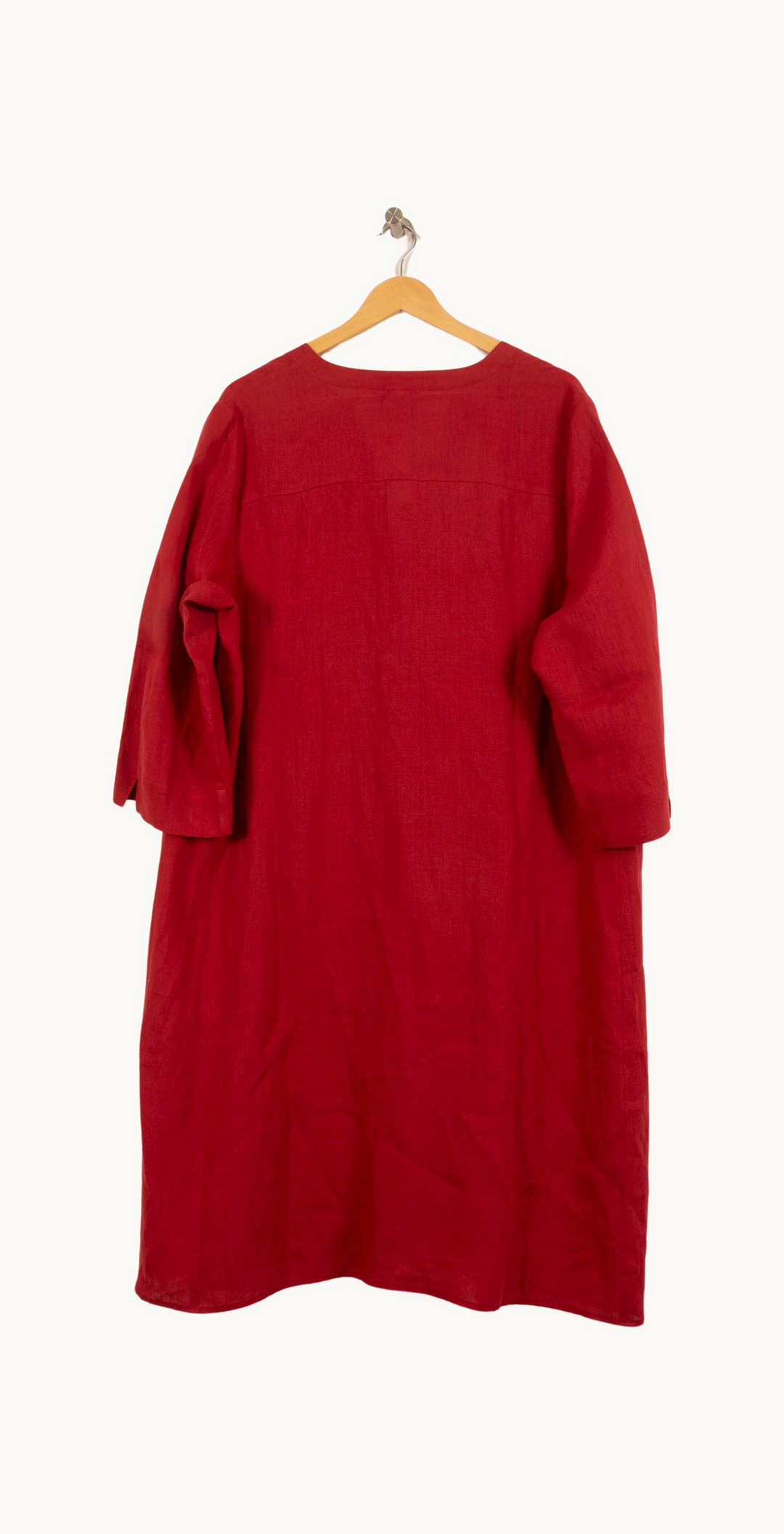 Robe Longue Rouge - Taille XL/42 de la marque Marina Rinaldi | PARAD64952 - Vendu par Paradigme - Image 4