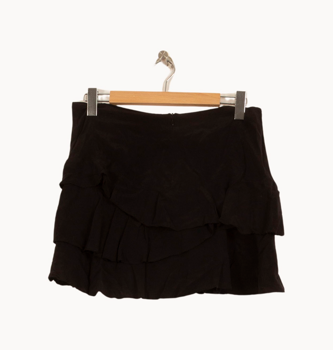 Jupe Volantée Noire - Taille XL/42 de la marque Caroll | PARAD44757 - Vendu par Paradigme - Image 4