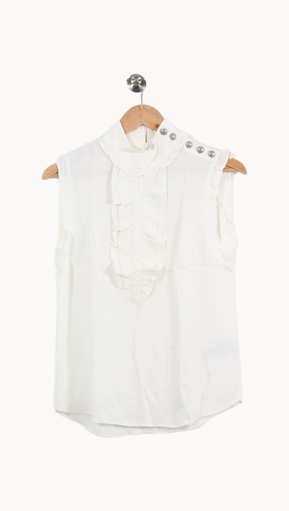 Blouse Blanche - Taille XS/34 de la marque IKKS | PARAD67885 - Vendu par Paradigme - Image 2