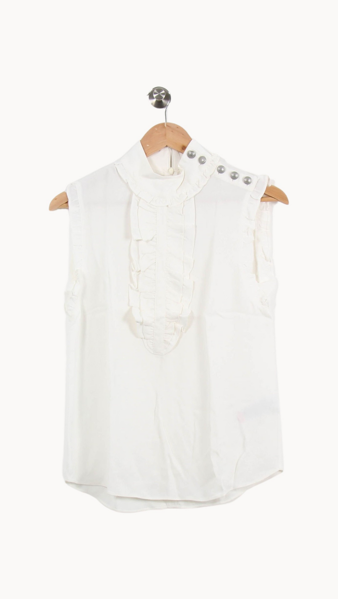 Blouse Blanche - Taille XS/34 de la marque IKKS | PARAD67885 - Vendu par Paradigme - Image 2