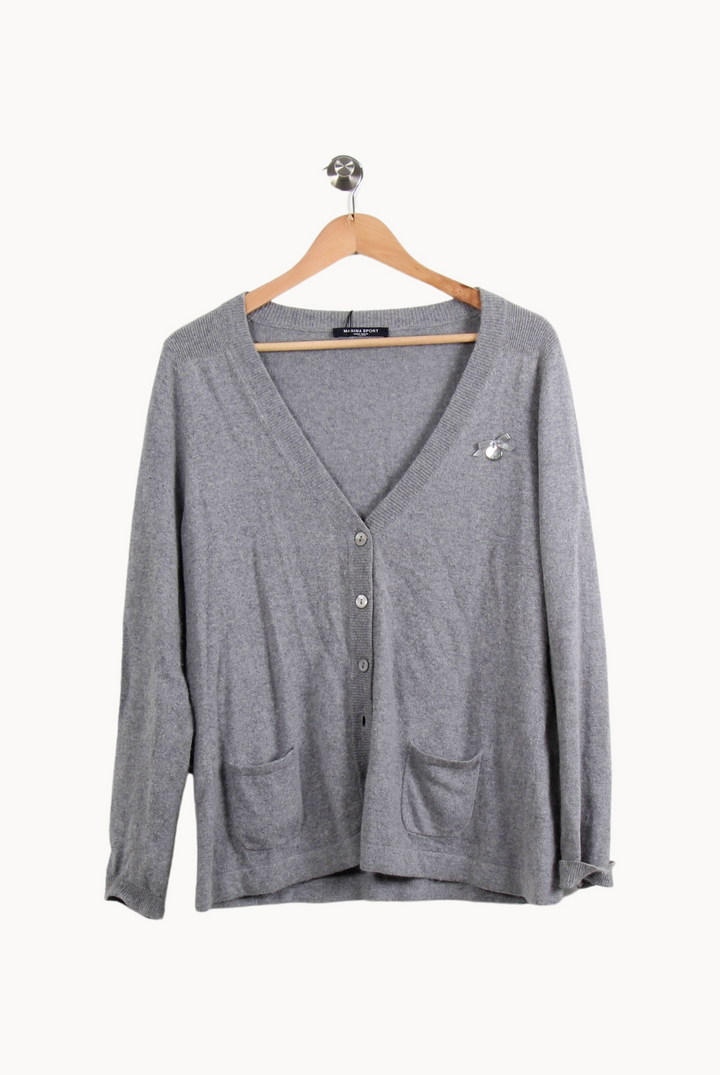 Cardigan Gris - Taille L/40 de la marque Marina Rinaldi | PARAD44688 - Vendu par Paradigme - Image 2