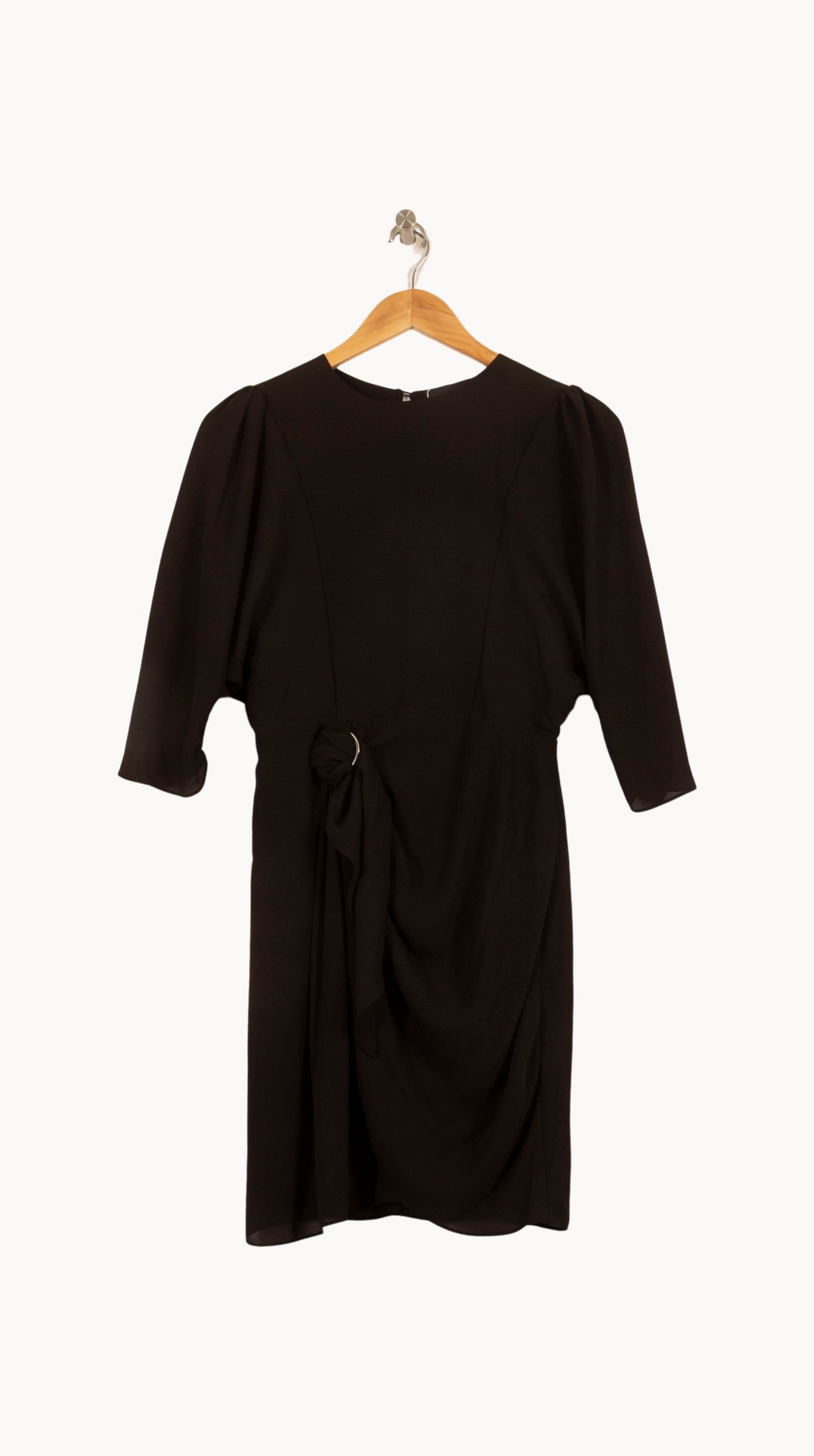 Robe Midi Noire - Taille S/36 de la marque The Kooples | PARAD63479 - Vendu par Paradigme - Image 2