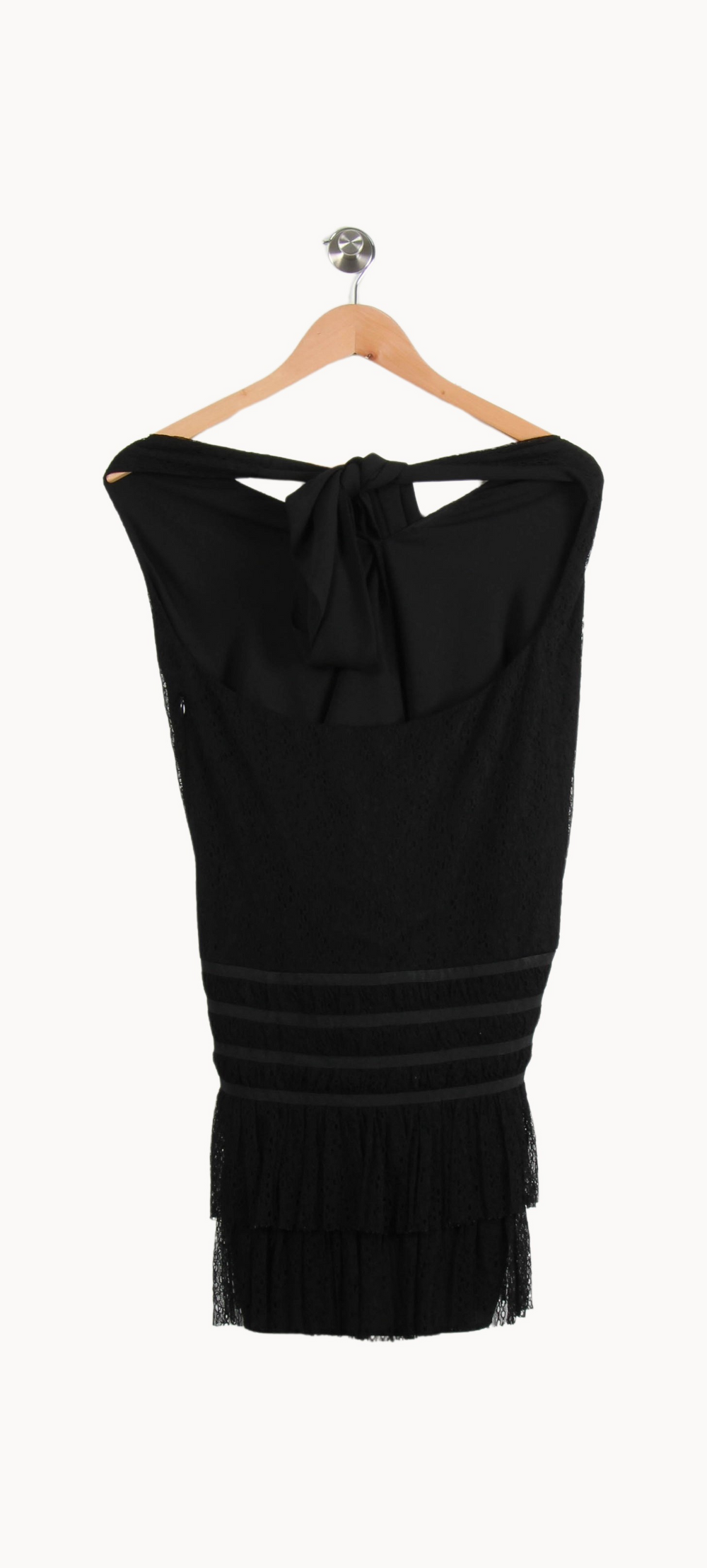 Robe Volantée Noire - Taille S/36 de la marque ba&sh | PARAD64365 - Vendu par Paradigme - Image 4