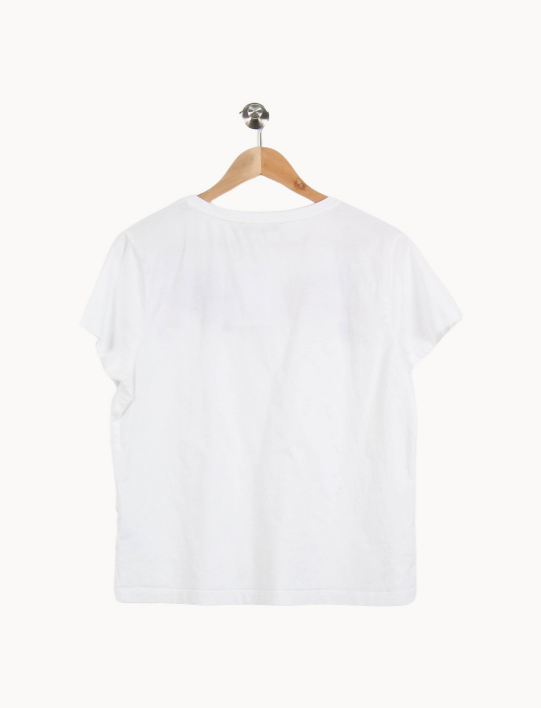 Tee-shirt Blanc et Multicolore - Taille XL/42 de la marque La Fée Maraboutée | PARAD59549 - Vendu par Paradigme - Image 4