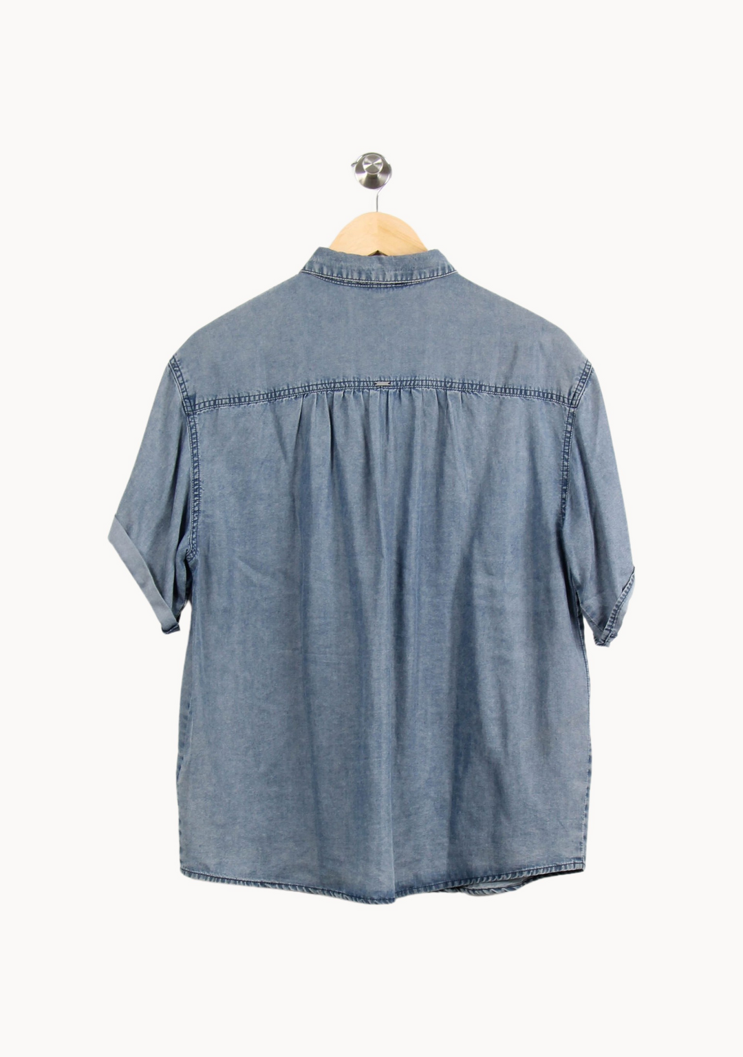 Chemise en Jean Bleue - Taille L/40 de la marque IKKS | PARAD64191 - Vendu par Paradigme - Image 4