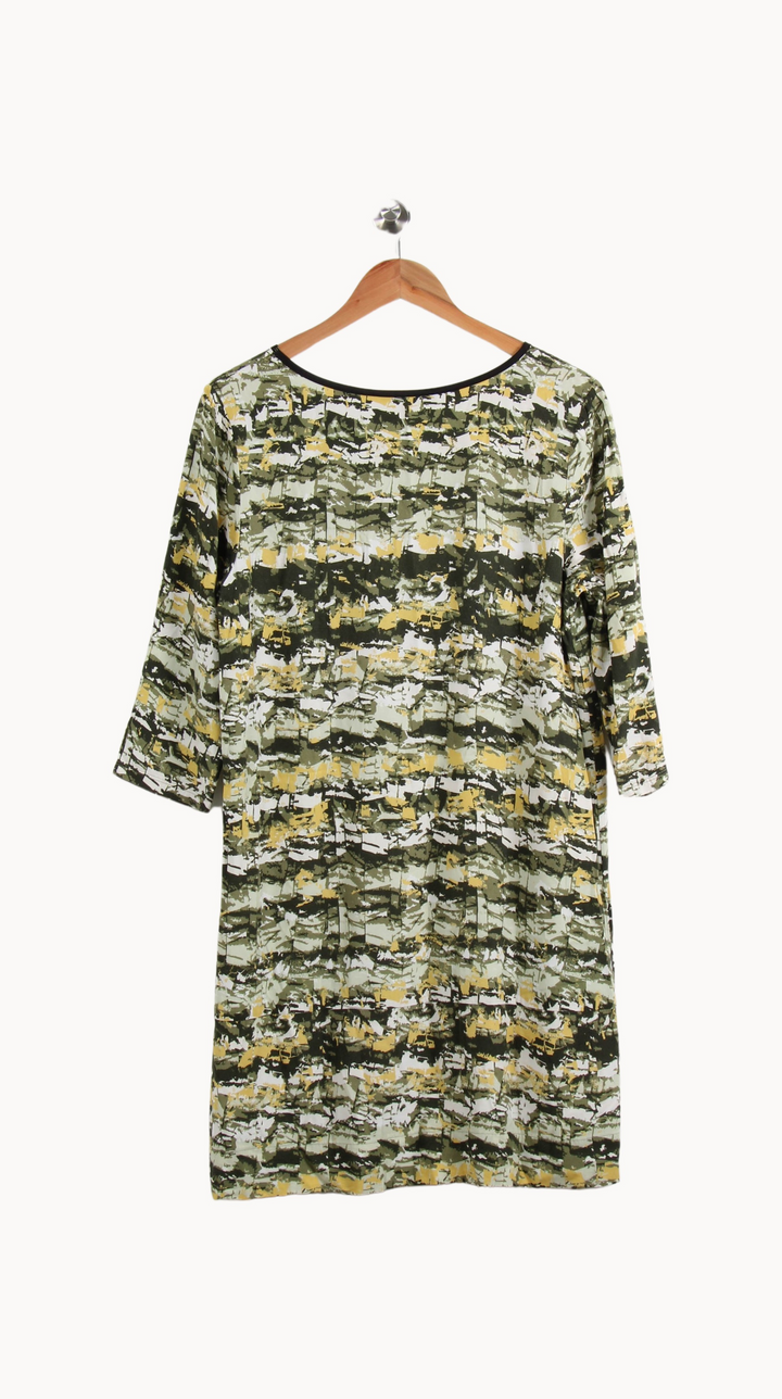 Robe Verte et Jaune - Taille L/40 de la marque La Fée Maraboutée | PARAD66414 - Vendu par Paradigme - Image 4
