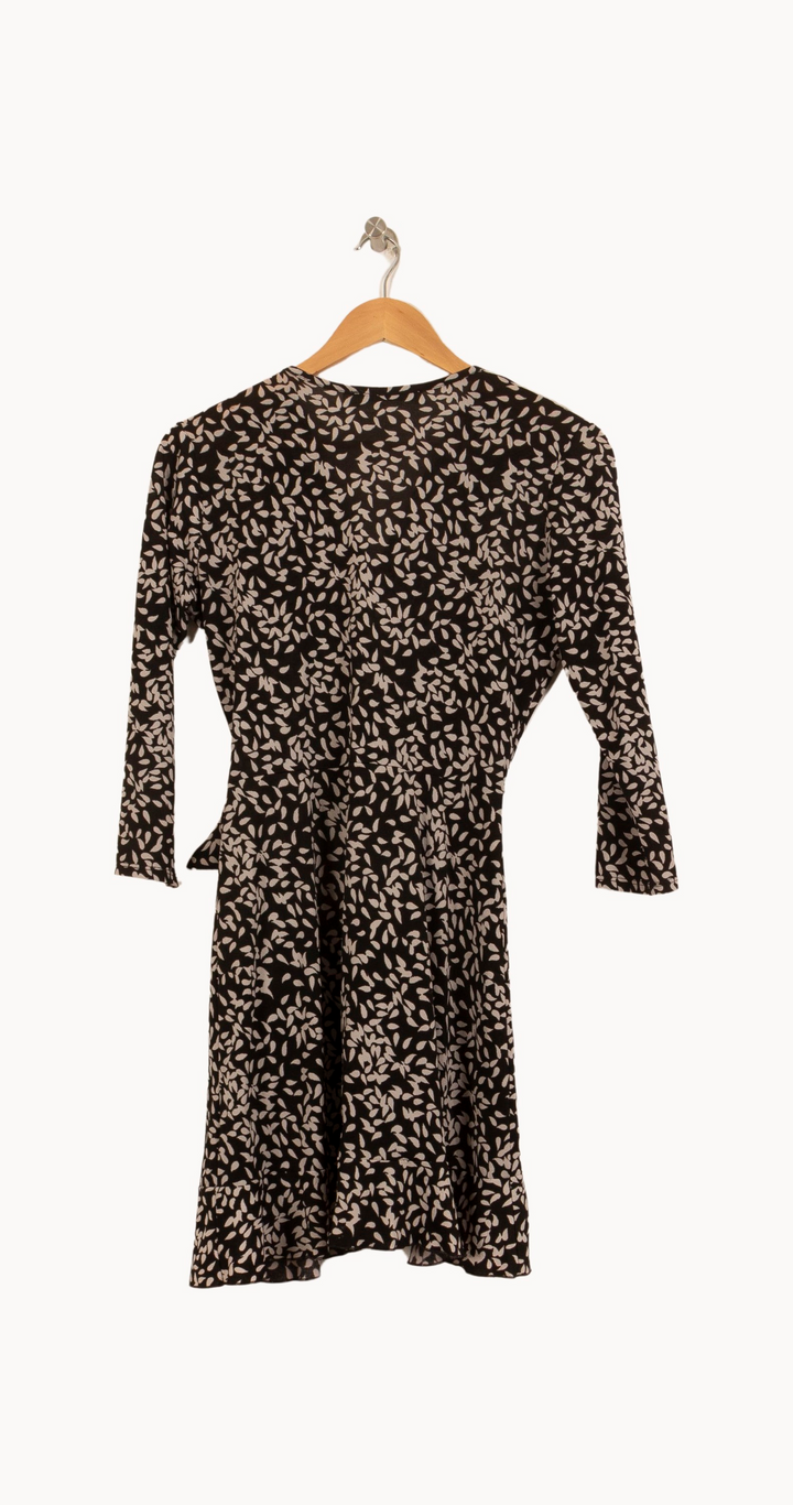 Robe Portefeuille Noire et Blanche - Taille S/36 de la marque Suncoo | PARAD50129 - Vendu par Paradigme - Image 4