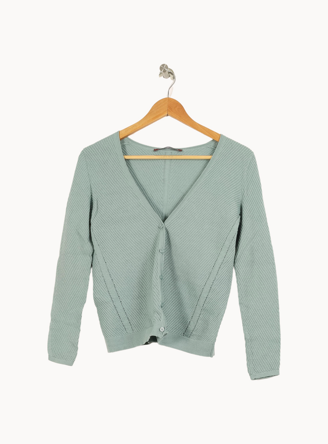 Cardigan Vert - Taille XS/34 de la marque Comptoir des Cotonniers | PARAD69284 - Vendu par Paradigme - Image 2