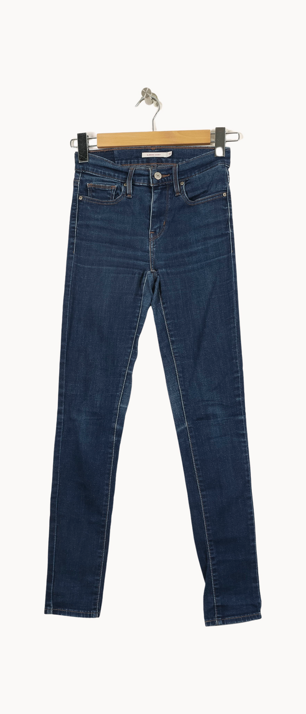 Jean Skinny Bleu - Taille XS/34 de la marque Levi's | PARAD58490 - Vendu par Paradigme - Image 2