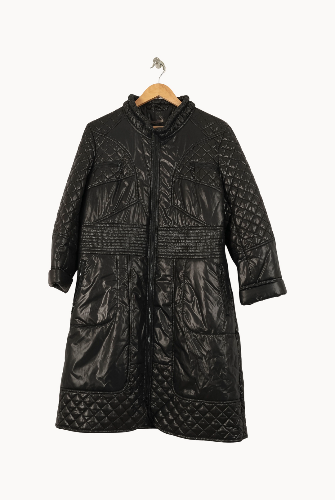 Manteau Matelassé Noir - Taille XXL/44 de la marque ZAPA | PARAD49119 - Vendu par Paradigme - Image 2
