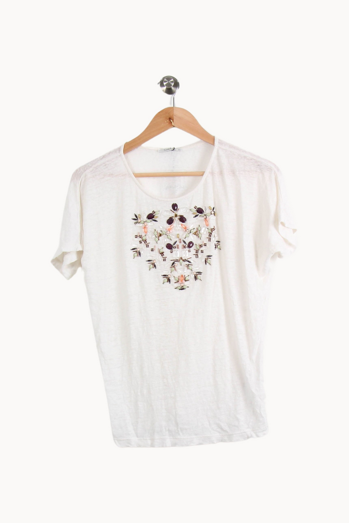 Tee-shirt Blanc - Taille XS/34 de la marque Bimba y Lola | PARAD44744 - Vendu par Paradigme - Image 2