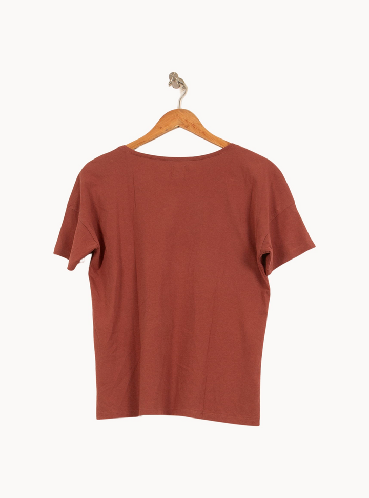Tee-shirt Marron - Taille S/36 de la marque Des petits hauts | PARAD63789 - Vendu par Paradigme - Image 4
