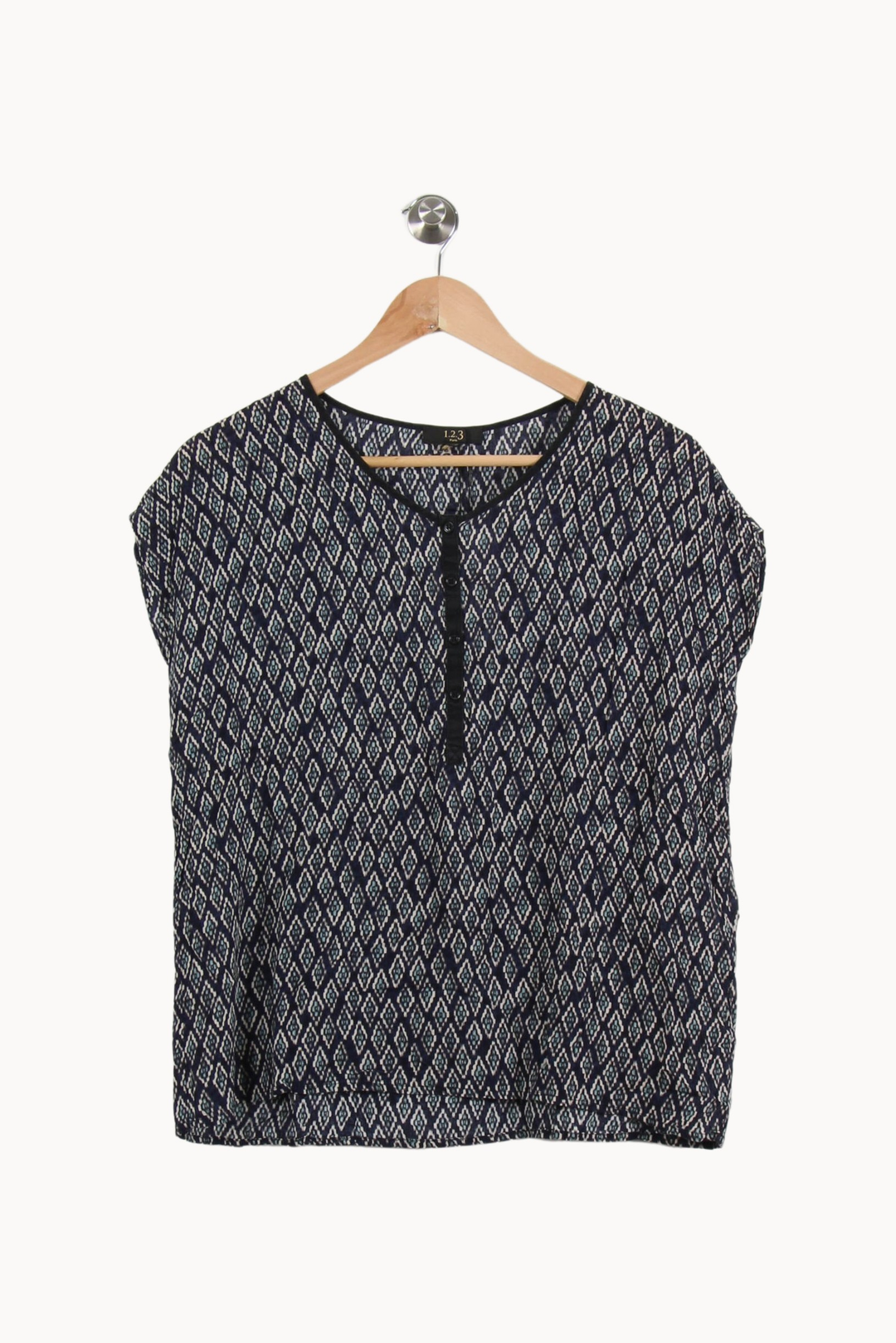 Blouse Bleue et Blanche - Taille M/38 de la marque Maison 123 | PARAD55473 - Vendu par Paradigme - Image 2