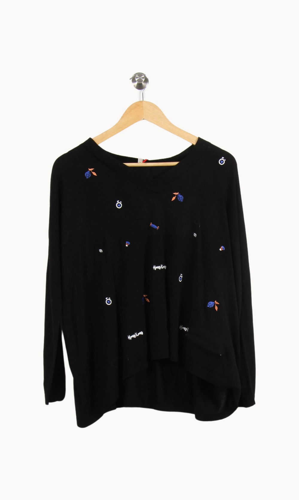 Pull Noir - Taille S/36 de la marque I.Code | PARAD65198 - Vendu par Paradigme - Image 2