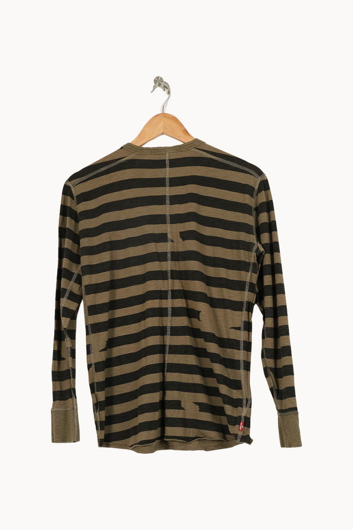 Henley Marron et Noir - Taille S/36 de la marque Levi's | PARAD53932 - Vendu par Paradigme - Image 4