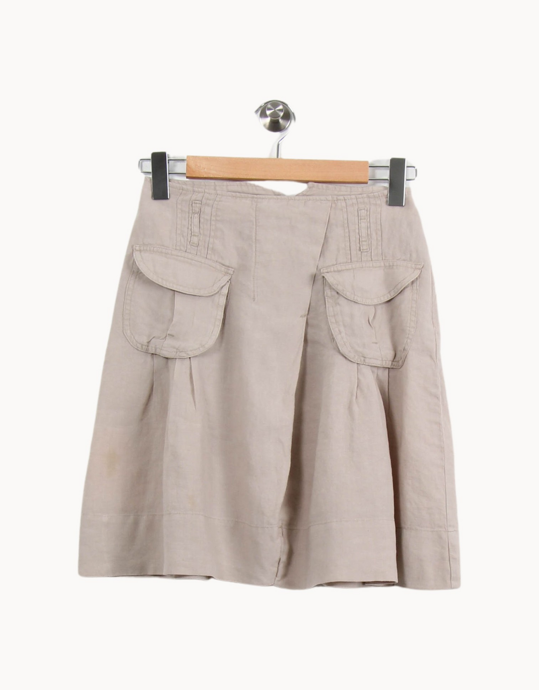 Jupe Courte Beige - Taille XS/34 de la marque Comptoir des Cotonniers | PARAD58991 - Vendu par Paradigme - Image 4