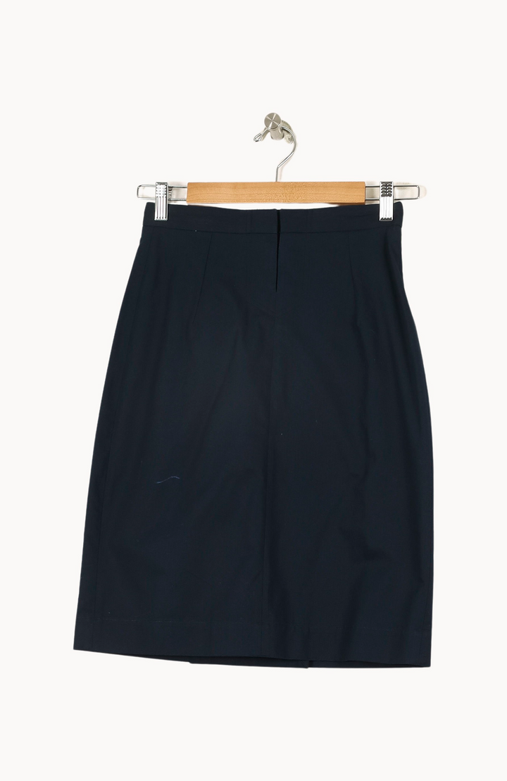 Jupe Droite Bleue - Taille S/36 de la marque Ines de la Fressange Paris | PARAD67927 - Vendu par Paradigme - Image 4