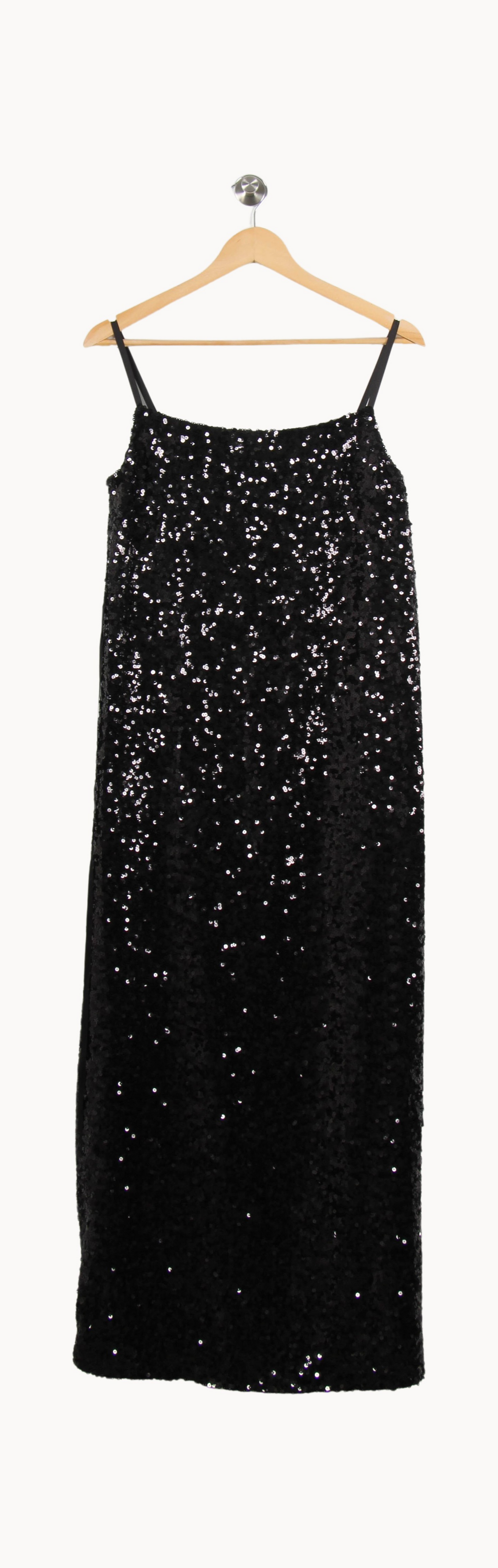 Robe à Paillettes Noire - Taille S/36 de la marque Ines de la Fressange Paris | PARAD50946 - Vendu par Paradigme - Image 2