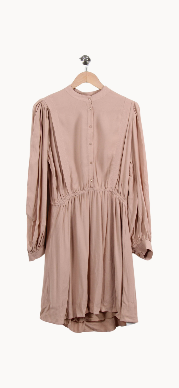 Robe Chemise Rose - Taille L/40 de la marque Bérénice | PARAD69510 - Vendu par Paradigme - Image 2
