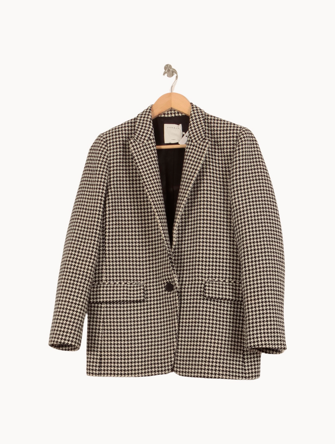 Blazer Noir et Blanc - Taille S/36 de la marque Sandro | PARAD63966 - Vendu par Paradigme - Image 2