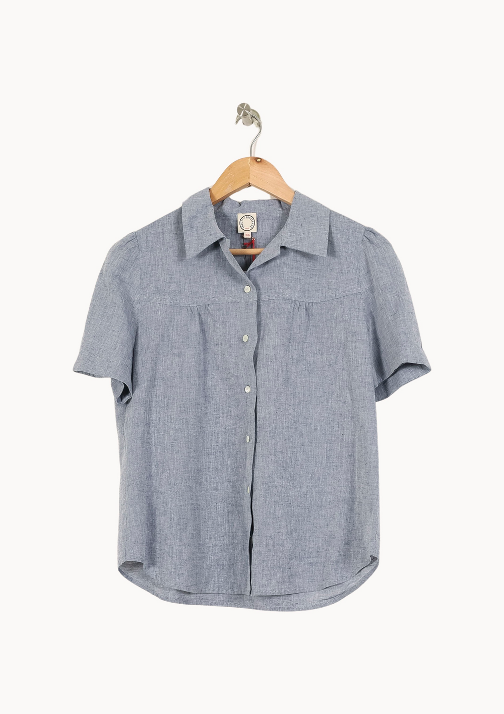 Chemisier Bleu - Taille S/36 de la marque Ines de la Fressange Paris | PARAD67912 - Vendu par Paradigme - Image 2