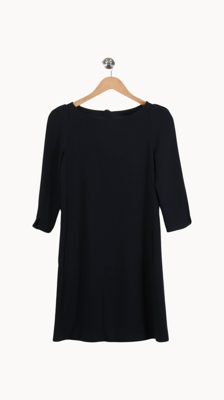 Robe Droite Bleue - Taille XS/34 de la marque Claudie Pierlot | PARAD55637 - Vendu par Paradigme - Image 2